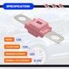 3PCS AMI/Midi Fuse, High Current 125A, for Cars, Buses, Trucks, Caravans, Construction Vehicles, Passenger Car, Electrocar Golf Cart, Motorhome