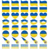Meme Series Womaha 40 Sheets Ukraine Flag Temporary Tattoos for Kids Football Temporary Face Tattoos