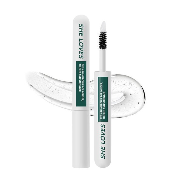 Advanced Eyelash Growth Serum 2-in-1 Brush Head Lash Serum Eyelash Serum to Grow Lashes for Longer, Thicker, Stronger