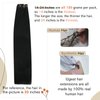 Ugeat Clip in Hair Extensions Human Hair Jet Black Hair Extensions Clip in Human Hair Extensions Natural Thick Soft Straight 14 Inch 7pcs