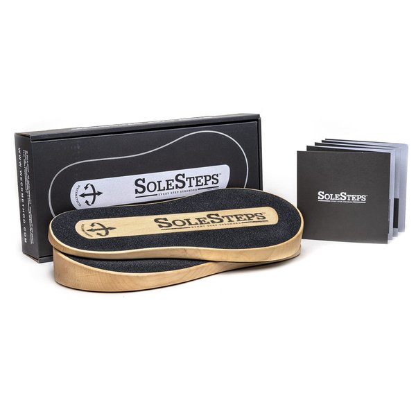 SoleSteps® by WeckMethod - Orthotics Arch Support Designed to Help with Plantar Fasciitis, Flat Feet, and Foot Pain - Helps Relieve Stress and Promote Better Posture, Balance, Weight Distribution
