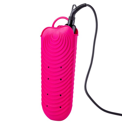 ZAXOP Silicone Heat Resistant Holder Mat Pouch for Flat Iron,Curling Iron,Hot Hair Tools(Hotpink)
