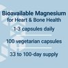 Life Extension Magnesium (Citrate) 100 mg – Magnesium Supplement For Men and Women - For Heart and Bone Health, Immune System Support - Gluten-Free, Non-GMO - 100 Vegetarian Capsules