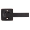 GOBEKOR 1 Pack Oil Rubbed Bronze Lever Door Handles Square Dummy Levers Closet Door Handles for Pantry Interior Non-Turning Door Lever