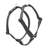 LupinePet Basics 3/4" Black 14-24" Adjustable Roman Dog Harness for Medium Dogs