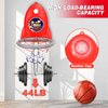 Aooess Basketball Hoop Indoor Toys for Kids 3 4 5 Boys: Toddler Basketball Hoop Indoor Wall Mount Basketball Hoop Suction Cup Basketball Hoop Toys for 3 Year Old Boy Gifts for 3-8 Year Old Boys, Red