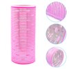 Coufce 4 Pcs Hair Curlers Rollers 2 Inch Self Grip Holding Rollers Aluminium Core Curler Roller Hairdressing Curler for Long Medium Short Thick Fine Hair Volume（Rose Red, Light Pink, Purple, Black）