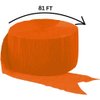 Orange Peel Crepe Paper Roll - 81' (1 Count) - Great for Stunning DIY Crafts, Party Decor, and More