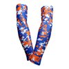 Sports Farm PAIR Compression Elbow Arm Sleeves (YOUTH MEDIUM, ROYAL ORANGE DIGI CAMO)