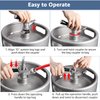MRbrew All 304 Stainless Steel Keg Coupler, Commercial Sankey Kegerator D System Keg Tap Dispenser for I.D 5/16'' Draft Beer Line Gas Brewing Tubing with Check Valve Sealing Washer Hose Clamp