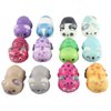 Curious Minds Busy Bags Set of 24 (2 Dozen) Cute Laying Animal Micro Slow Rise Squishy Toys - Memory Foam Party Favors, Prizes, OT (Random Selection)