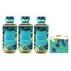 Bath & Body Works Thailand Sweet Kiwi & Starfruit 3 Pack Body Wash Set with an Aloe Vera Bar Soap - Full Size