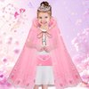 YAOOBEY Princess Dress Up Clothes for Girls 4-6,Halloween Princess Costumes for Girl 3 4 5 6 7 Year Old Christmas Birthday Gifts