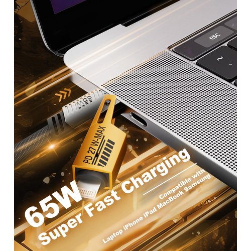 ZIGET 4 in 1 USB C Charging Cable, Multi Cable Charging Cord with USB A/USB C to Type C 65W 27W PD, Nylon Braided Multiple Connectors Cable(3.2ft)