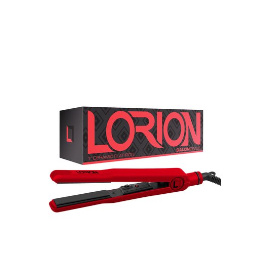 Pure CERAMIC Ultra Smooth Plates 1" Ceramic Flat Iron (Red)