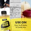 Goo Gone Original Liquid - 8 Ounce and Sticker Lifter - Surface Safe Adhesive Remover Safely Removes Stickers Labels Decals Residue Tape Chewing Gum Grease Tar Crayon Glue