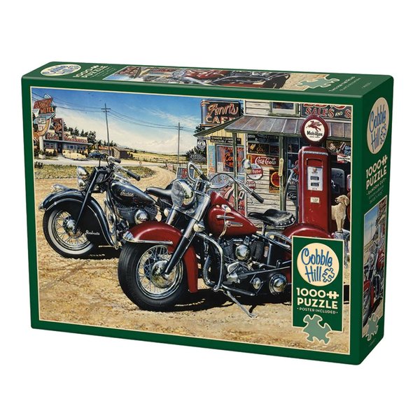 Cobble Hill 1000 Piece Puzzle - Two for The Road - Sample Poster Included