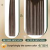 Ugeat Tape in Hair Extensions Human Hair Balayage Double Sided Tape in Hair Extensions Chocolate Brown with Ash Blonde Balayage Tape in Extensions Human Hair 18inch 50G 20Pcs