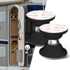 ESUDNT RV Magnetic Door Catch RV Door Holder Catches for RV Baggage Door, Camper, Trailer (Black, 2 Pack)