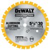 DEWALT ACCESSORIES DW9052 5-3/8" 30T Saw Blade, Yellow
