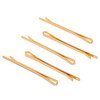 Gold Bobby Pins | 40 pcs | KOKO & KO | Gold Hair Pins | Hair Pins | Flat Bobby Pins | Blonde Bobby Pins | Styling Hair Jewelry | 2 inch | 55 mm