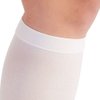 Ames Walker AW Style 400 Anti-Embolism Inspection Toe Knee High Compression Stockings 18 mmHg White Small