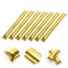 jojofuny 24pcs Thunder Sticks Inflatable Cheering Stick Clapper Noise Makers Cheer up Toys for Sports Games Birthday Party Supplies Wedding Concert Carnival Balloon Golden