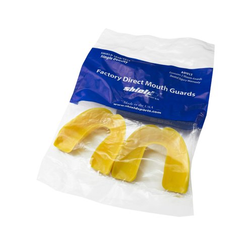 Shield Sports - Adult Single Density Mouth Guard - 2 Pack - Made in The USA