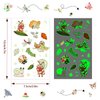 Konsait 12 Sheets Insect Bugs Glow in the Dark Tattoos, Insects Tattoos for Kids, Butterfly Bees Spider Tattoos Insect Party Favors, Bug Party Favors for Kids