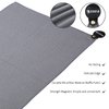 ZOEA Magnetic Towel, Magnetic Clip for Golf Towel, Microfiber Fabric Waffle Pattern Towels Industrial Strength Magnet for Strong Hold to Golf Carts or Clubs (1, Grey)
