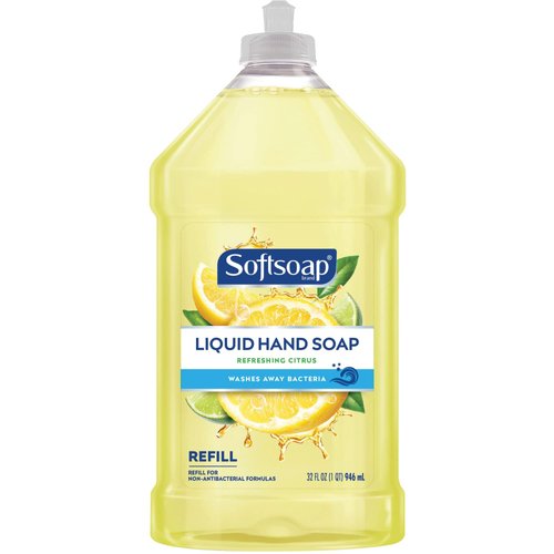Softsoap Liquid Hand Soap Refill, Refreshing Citrus with Lemon Scent - 32 Fluid Ounce