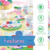 Peppa Pig Birthday Party Supplies, Peppa Pig Party Supplies and Decorations for 16 Guests, With Table Cover, Plates, Napkins, Cups and Sticker