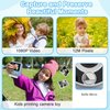 Instant Print Camera for Kids, Christmas Birthday Gifts for Age 3-12, 2.4 Inch Screen Inkless Children Selfie Digital Camera, Toddlers Portable Travel Toys for 3 4 5 6 7 8 Year Old Girls Boys (Pink)