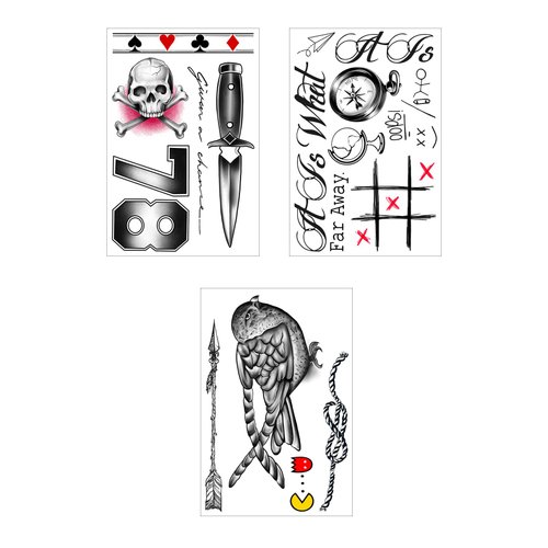 Louis Tomlinson Inspired Temporary Tattoos Bundle