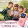 Holiky 3-5 Year Old Girl Birthday Gifts Toys, Toddler Walkie Talkies, Toys for 6-8 Year Old Girls Boys, Walkie Talkies for Kids 1000FT Range 2 Way Radio Toys for Yard Fun Outside Camping Hiking