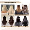 JESSBO Hair Extensions Real Human Hair Bleach Blonde 100% Remy Human Hair 14 inch 20pcs 40g/pack Straight Seamless Skin Weft Tape ins (14 Inch #613 Bleach Blonde)