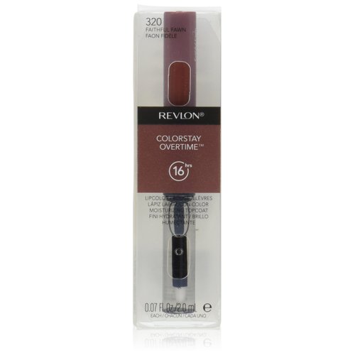 Revlon Stay Overtime Lip Color, Faithful Fawn, 0.07 Ounce