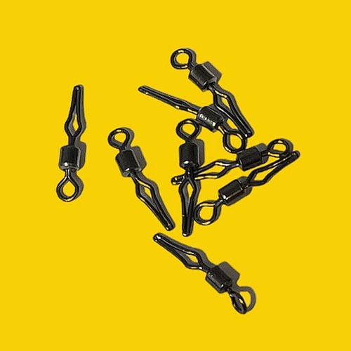 100 Pack - #7 Swivel Clips for Drop Shot Sinkers/Weights - DO-IT Mold - Make Your Own - Ships from Ohio