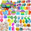Mctuoba 116 PCS Premium Party Favors for Kids 4-12,Fidget Toys Bulk,Treasure Box Toys for Classroom Prizes,Pinata Filler,Goodie Bag Stuffers,Treasure Chest Carnival Prizes