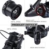 Sougayilang Spinning Fishing Reel 12+1BB Metal Body Smooth Carp Spinning Reels for Saltwater Freshwater Fishing-BE9000