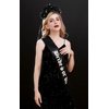 JeVenis Bride or Die Sash Gothic Rose Flower Headband Goth Bachelorette Decoration Bride or Die Bachelorette Party Supplies Gothic Bridal Shower Decoration…