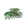 Generic Medium abalone sea shell effect green hair claw clamp clip