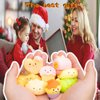 Mochi Squishy Toys Set, Random 8 Pack Mini Mochi Party Favors for Kids, Kawaii Squishy Toy Stress Relief Toys, Goodie Bags Fillers with Storage Box, Classroom Prizes