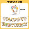 Silly goose Birthday Party Decorations with Geese Balloons banner and Cupcake Toppers