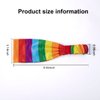 DIUEWOW Gay Pride Headbands Rainbow Women Headwraps Elastic Wide Head Band Supplies Workout for Party Pride Parade Sports Running Stretchy Twisted Hair Band 3 Pieces