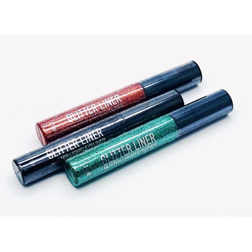 ELEGANI Glitter Liquid Eyeliner, Shimmer Sparkling Metallic Colorful Eyeliner -3 pack (Fall-Winter Trend)