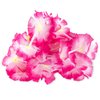 Super Z Outlet Giant Hawaiian Ruffled Simulated Colorful Luau Silk Flower Leis Jumbo Necklaces for Tropical Island Beach Theme Party Event, Birthday Supplies, Costume (12 Pack)