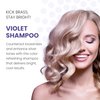 ALOXXI Violet Shampoo - Purple Shampoo for Blonde Hair - Instantly Brightens & Washes Away Brassy Yellow Tones on Blonde, White & Grey Hair - Paraben Free & Sulfate Free, 10.1 Fl Oz