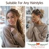 5 Inch XL Hair Clips, Strong Hold Oversized Non-slip Square Clips for Thick Long Curly Hair - 6 Colors, Matte Jumbo Gift Set