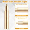 SPEEDWOX 6PCS Heat-Set Insert Tips for Threaded Inserts M2 M2.5 M3 M4 M5 M6 Soldering Tips Compatible with T18 900M Weller SP40NUS and Hakko FX-888D for Plastic 3D Printer Components